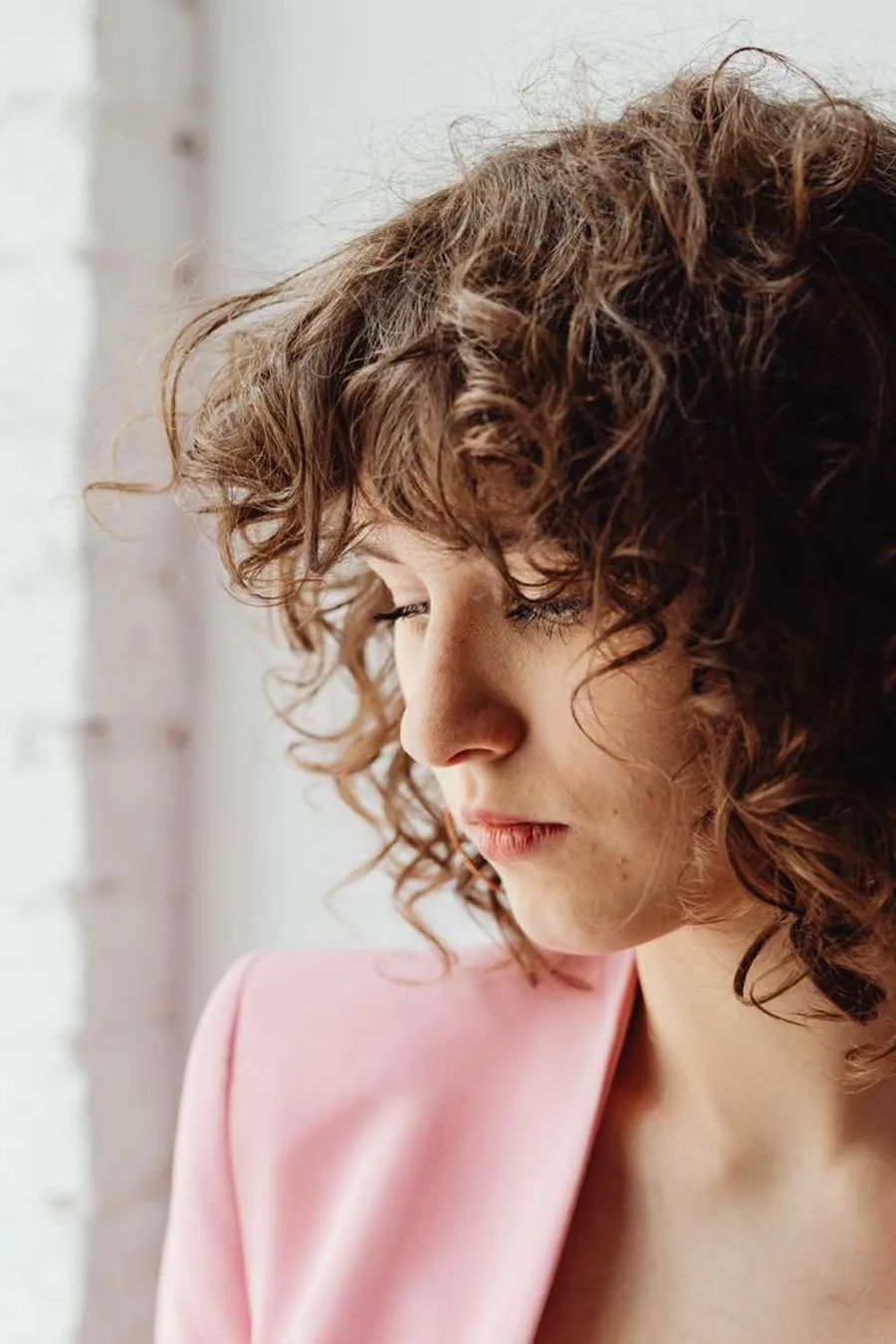 5. The curly French bob