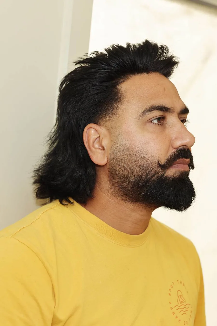 3. Mullet with a beard